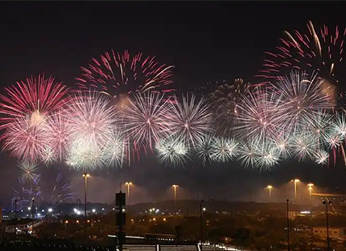 西乡县焰火晚会